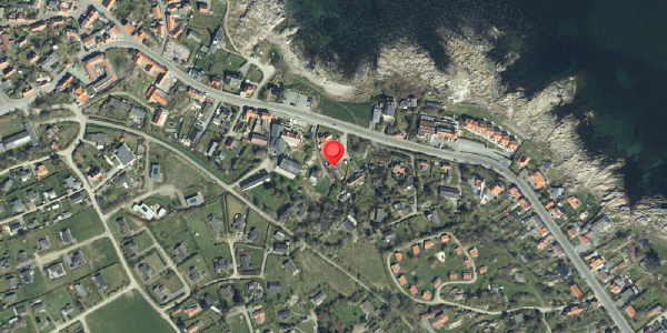 Oversvømmelsesrisiko fra vandløb på Strandvejen 87, 3770 Allinge