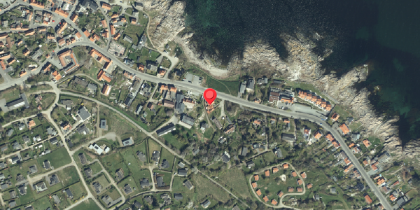 Oversvømmelsesrisiko fra vandløb på Strandvejen 91, 3770 Allinge