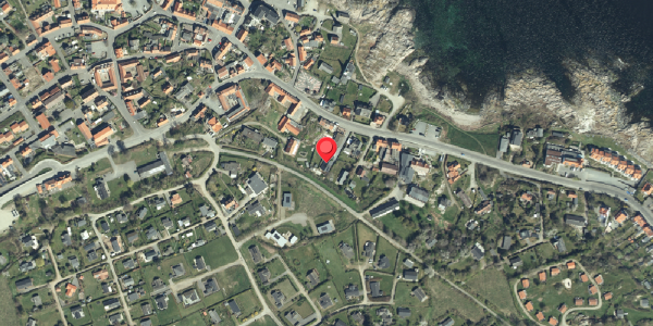 Oversvømmelsesrisiko fra vandløb på Strandvejen 115, 3770 Allinge