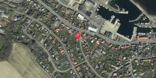 Oversvømmelsesrisiko fra vandløb på Strædet 4, 3770 Allinge
