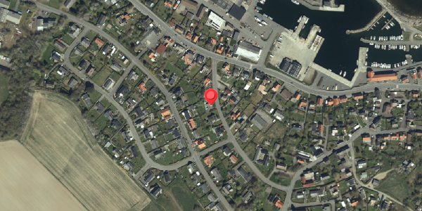 Oversvømmelsesrisiko fra vandløb på Strædet 8, 3770 Allinge