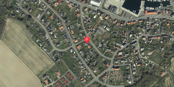 Oversvømmelsesrisiko fra vandløb på Strædet 14, 3770 Allinge