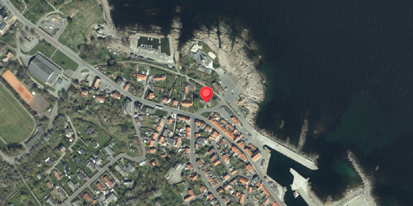 Oversvømmelsesrisiko fra vandløb på Sverigesvej 1, . , 3770 Allinge
