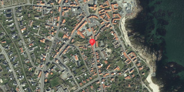 Oversvømmelsesrisiko fra vandløb på Søndergade 10, 3770 Allinge
