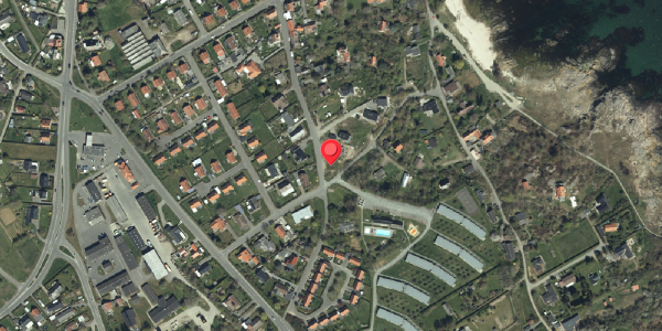 Oversvømmelsesrisiko fra vandløb på Søndergade 43, 3770 Allinge