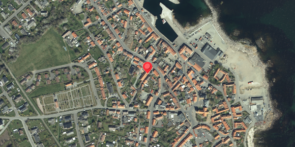 Oversvømmelsesrisiko fra vandløb på Theaterstræde 2, 3770 Allinge