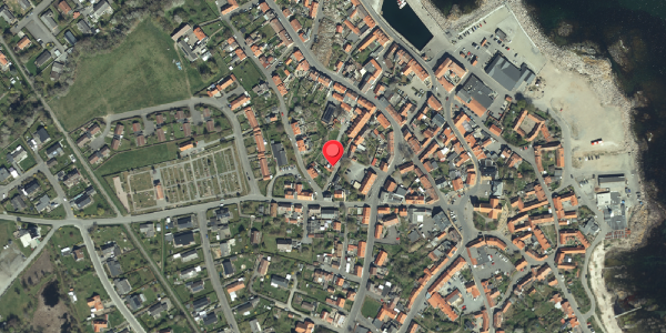 Oversvømmelsesrisiko fra vandløb på Theaterstræde 4, 3770 Allinge