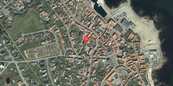 Oversvømmelsesrisiko fra vandløb på Theaterstræde 7, 3770 Allinge