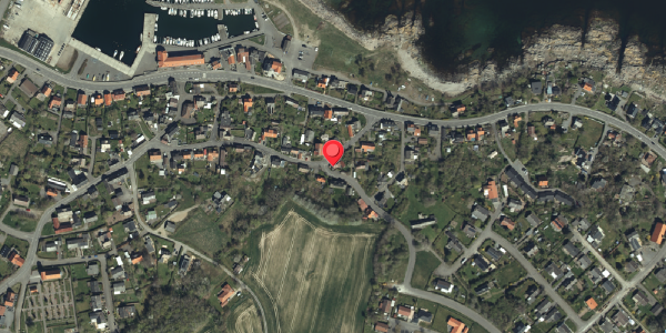 Oversvømmelsesrisiko fra vandløb på Thorkildsvej 1, 3770 Allinge
