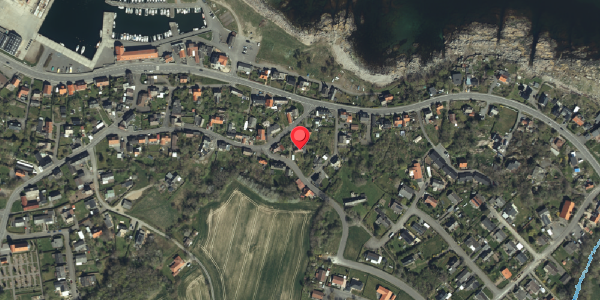 Oversvømmelsesrisiko fra vandløb på Thorkildsvej 3, 3770 Allinge