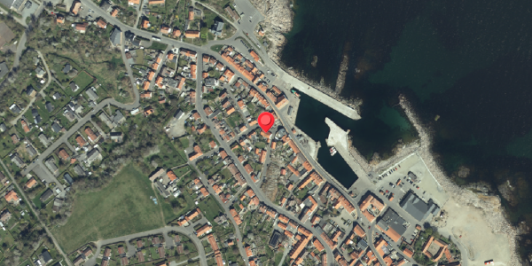 Oversvømmelsesrisiko fra vandløb på Toldbodstræde 1, 3770 Allinge