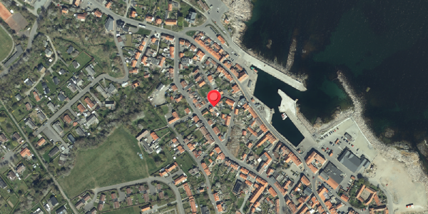 Oversvømmelsesrisiko fra vandløb på Toldbodstræde 7, 3770 Allinge