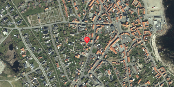 Oversvømmelsesrisiko fra vandløb på Vangevej 1, 3770 Allinge