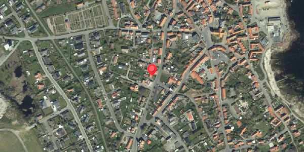 Oversvømmelsesrisiko fra vandløb på Vestergade 16, 3770 Allinge