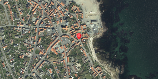 Oversvømmelsesrisiko fra vandløb på Østergade 1, 3770 Allinge