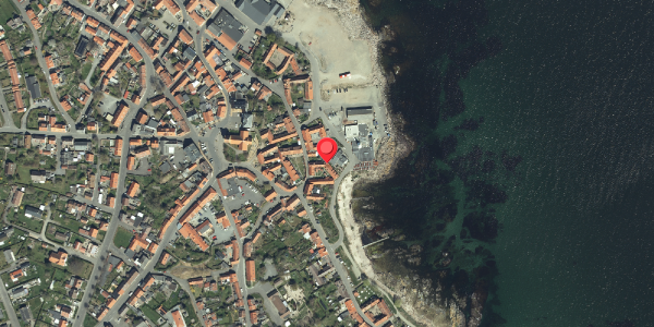 Oversvømmelsesrisiko fra vandløb på Østergade 8D, 3770 Allinge