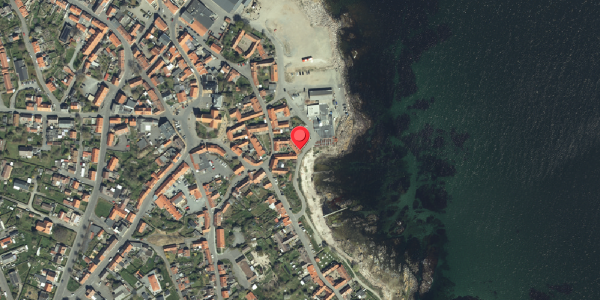 Oversvømmelsesrisiko fra vandløb på Østergade 8F, 3770 Allinge