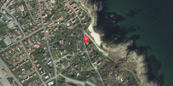 Oversvømmelsesrisiko fra vandløb på Åsbakken 1, 3770 Allinge