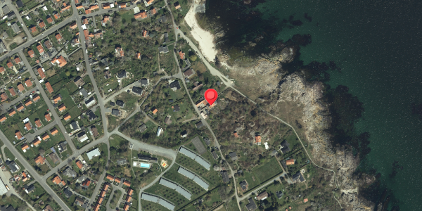 Oversvømmelsesrisiko fra vandløb på Åsbakken 7, 3770 Allinge