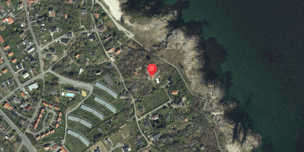 Oversvømmelsesrisiko fra vandløb på Åsbakken 15, 3770 Allinge