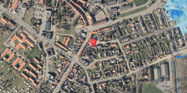 Oversvømmelsesrisiko fra vandløb på Mejerivej 4, 5400 Bogense
