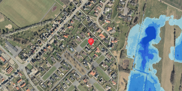 Oversvømmelsesrisiko fra vandløb på Agervangen 7, 5592 Ejby
