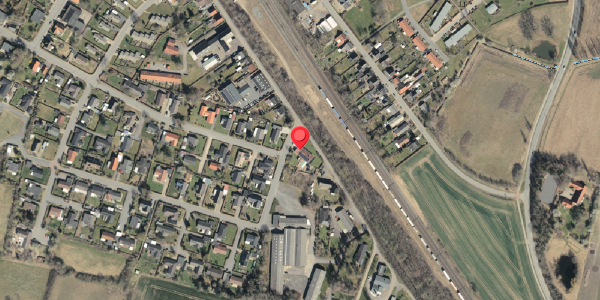 Oversvømmelsesrisiko fra vandløb på Elmegade 2, 5592 Ejby