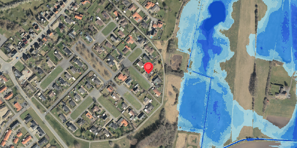 Oversvømmelsesrisiko fra vandløb på Engvangen 15, . , 5592 Ejby