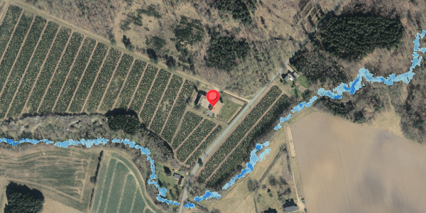 Oversvømmelsesrisiko fra vandløb på Hygindvej 3, . , 5592 Ejby