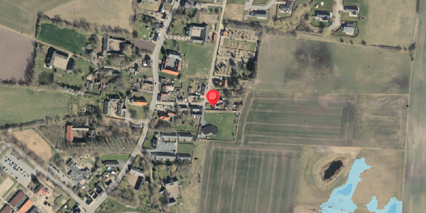 Oversvømmelsesrisiko fra vandløb på Kapelvej 9, 5592 Ejby