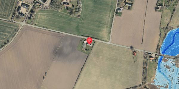 Oversvømmelsesrisiko fra vandløb på Wedellsborgvej 62, 5592 Ejby