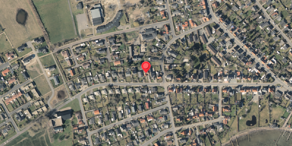 Oversvømmelsesrisiko fra vandløb på Bjernevej 34, 5600 Faaborg