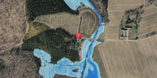 Oversvømmelsesrisiko fra vandløb på Fagsted 12, . , 5600 Faaborg