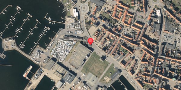 Oversvømmelsesrisiko fra vandløb på Havnegade 13, 5600 Faaborg
