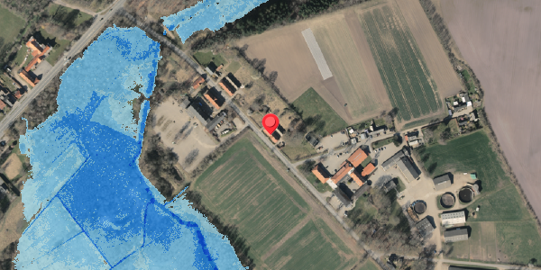 Oversvømmelsesrisiko fra vandløb på Spanget 5B, . , 5600 Faaborg