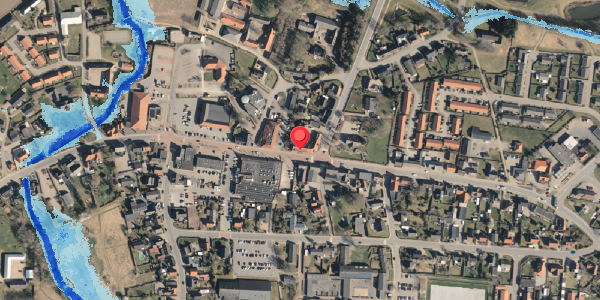Oversvømmelsesrisiko fra vandløb på Algade 24, 5683 Haarby