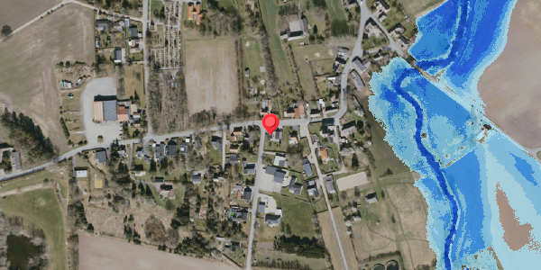 Oversvømmelsesrisiko fra vandløb på Ellingevej 2, 5550 Langeskov