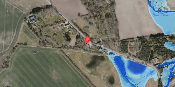 Oversvømmelsesrisiko fra vandløb på Ellingevej 25, 5550 Langeskov