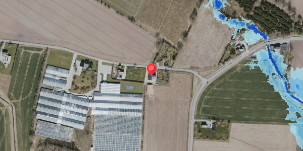 Oversvømmelsesrisiko fra vandløb på Mejerivejen 37, . , 5290 Marslev