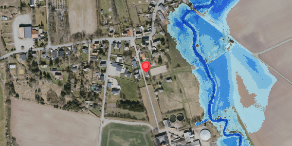 Oversvømmelsesrisiko fra vandløb på Åvej 4, 5550 Langeskov