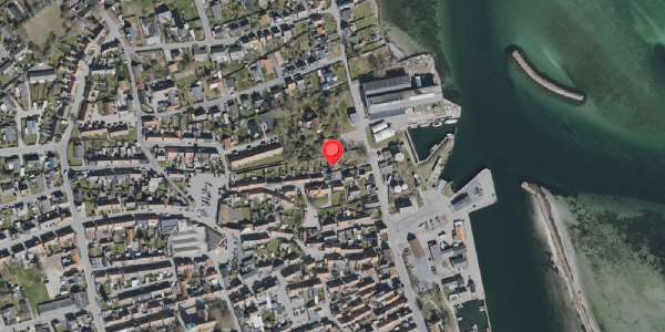 Oversvømmelsesrisiko fra vandløb på Teglgade 2, 5960 Marstal
