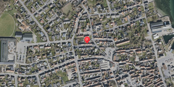 Oversvømmelsesrisiko fra vandløb på Danmarksgade 6, 5960 Marstal