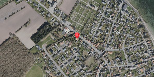Oversvømmelsesrisiko fra vandløb på Ommelsvejen 21, 5960 Marstal