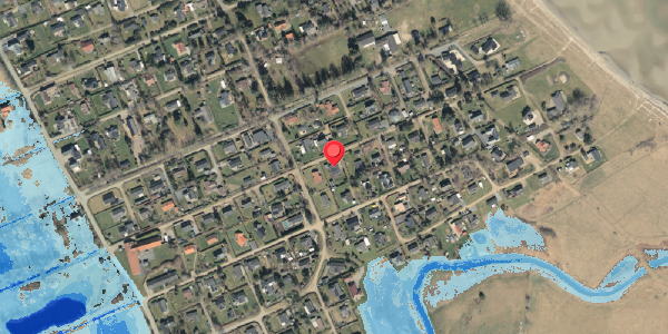 Oversvømmelsesrisiko fra vandløb på Algolvej 26, 5500 Middelfart