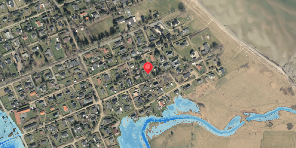 Oversvømmelsesrisiko fra vandløb på Algolvej 44, 5500 Middelfart