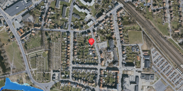 Oversvømmelsesrisiko fra vandløb på Bredahlsgade 21, 5800 Nyborg