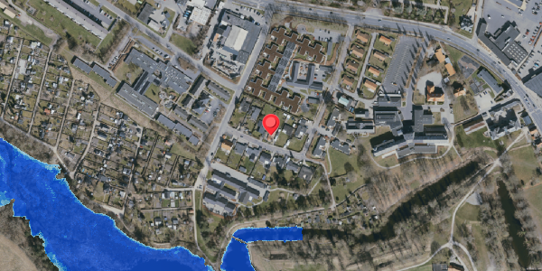Oversvømmelsesrisiko fra vandløb på Grejsdalen 7, 5800 Nyborg