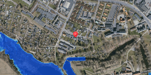 Oversvømmelsesrisiko fra vandløb på Grejsdalen 8, 5800 Nyborg