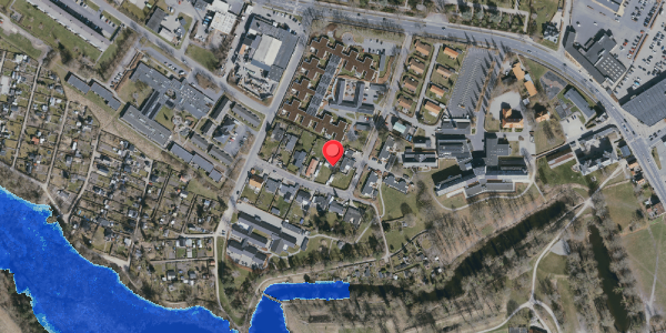 Oversvømmelsesrisiko fra vandløb på Grejsdalen 9, 5800 Nyborg