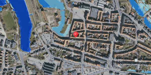 Oversvømmelsesrisiko fra vandløb på Kongegade 3, 5800 Nyborg